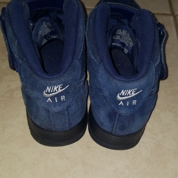 Navy blue suede air force - Picture 2 of 4